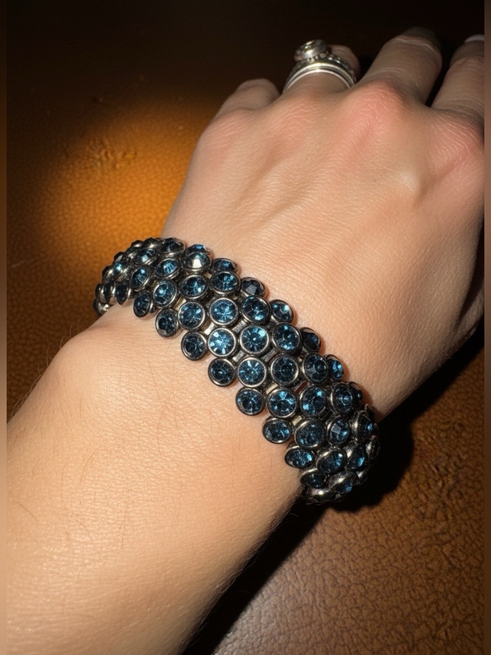 J.Crew Stretchy Rhinestone Bracelet